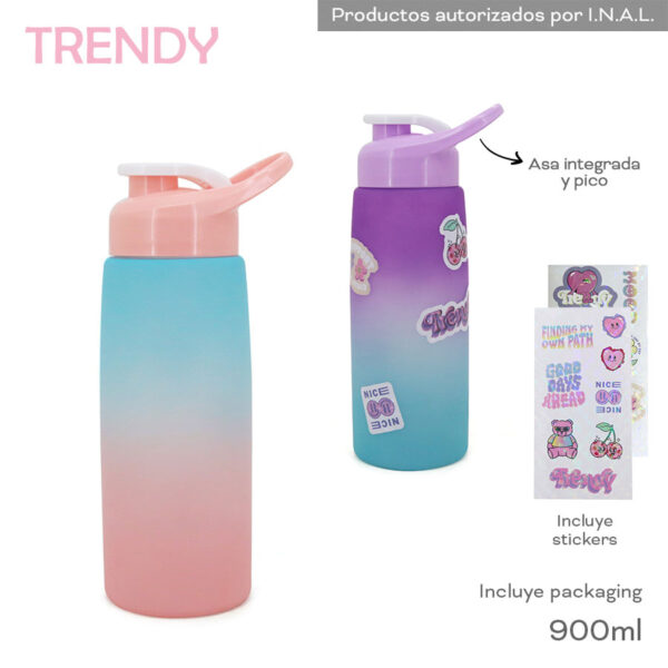 Botella Trendy 900 Ml
