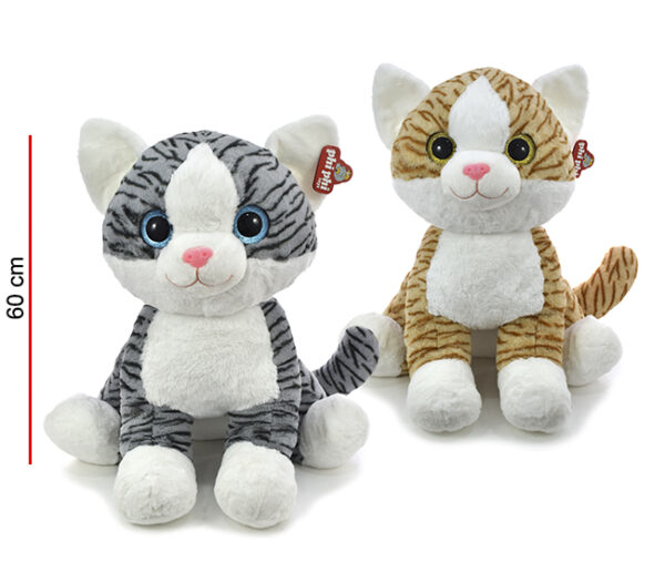 GATO SENTADO 60CM 2 COLORES