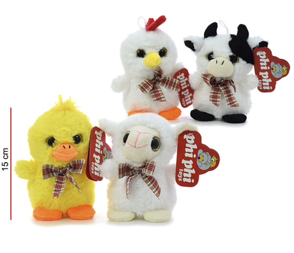 PATO VACA GALLO Y OVEJA 15CM