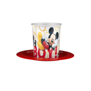 Set Taza C/Plato + Cuchara Mickey