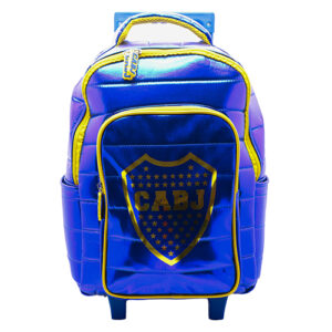 Mochila Boca Jr 16 Pulg Con Carro