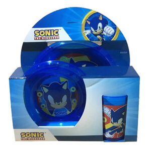 Set Plato 22 Cm Bowl 17 Cm Y Vaso 350 Ml Sonic