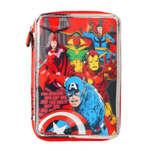 Cartuchera PVC Avenger 2 Pisos Incluye Utiles