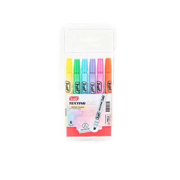 Resaltador Texting Pastel x 6 Surtido