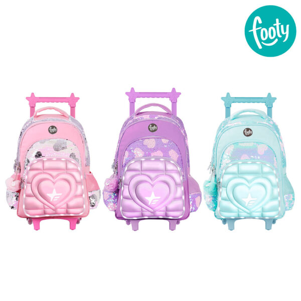 Mochila Carro 18 Pulg Con Luz Led Super Hearth