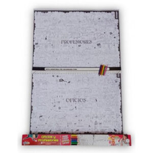 Oficios Y Profesiones 2 Super Laminas Para Colorear Y Colgar