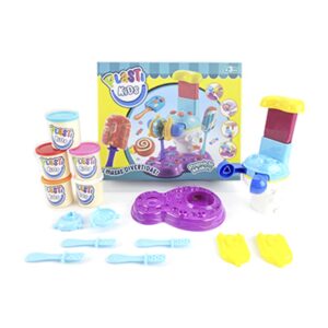 Masas Para Modelar x 14 Pzas Con Accesorios 28x23x7.5 Cm