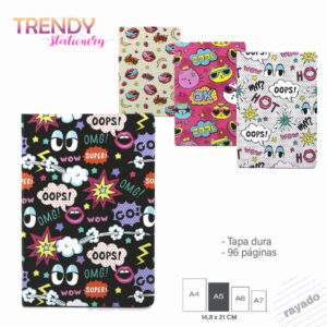 Cuaderno A5 96 Hjs.
