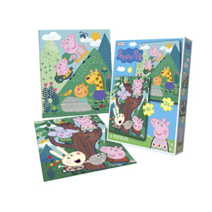 2 Puzzle 24 y 36 Piezas Peppa