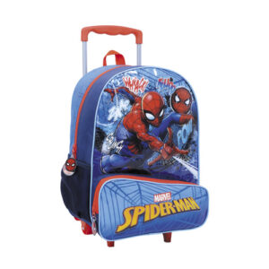 Spiderman Mochila 16 Pulg Carro Spider Line