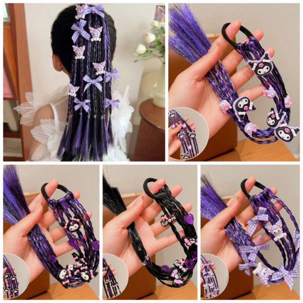 COLITA C/ TRENZA KUROMI x1 AC-4003 AL AZAR