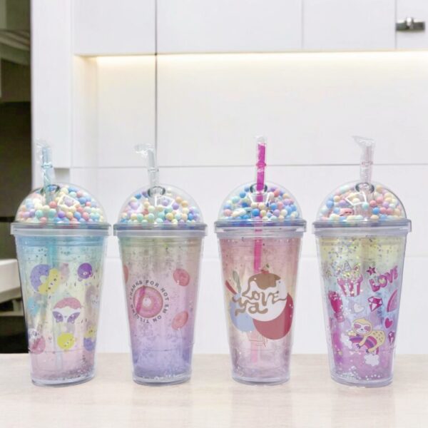 VASO ACRÍLICO ESTRELLITAS 450ML X1 HAN-1296 AL AZAR