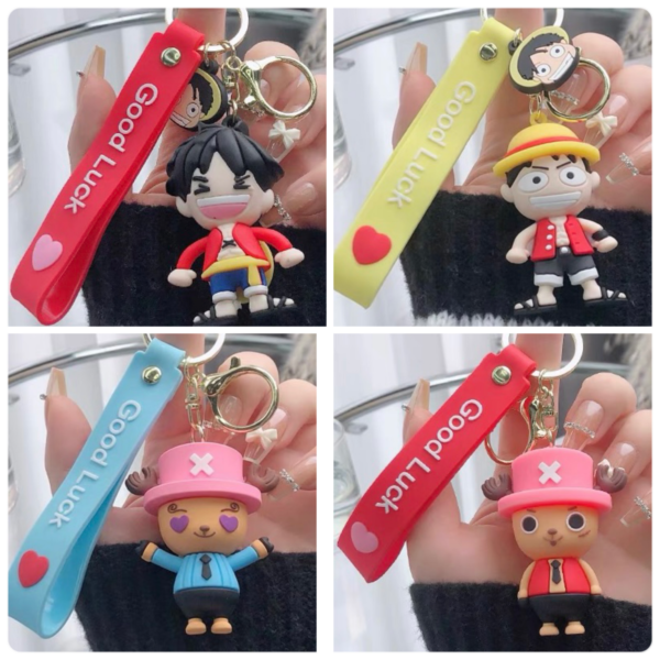 LLAVERO GOMA ONE PIECE X1 COD.19 AL AZAR