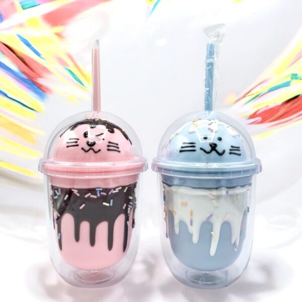 VASO HELADO CARITA GATITO 350ML X1 HAN-1319 AL AZAR