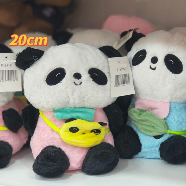 Panda con cartera(rosa)