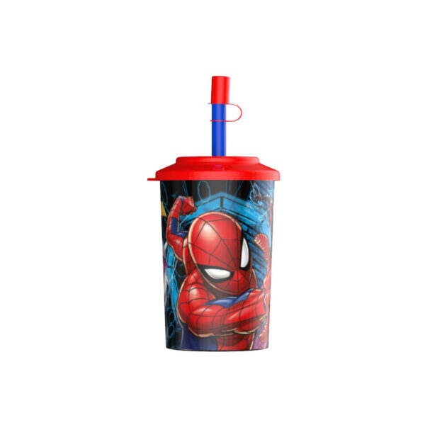 Vaso Tapa Sorbete Spiderman