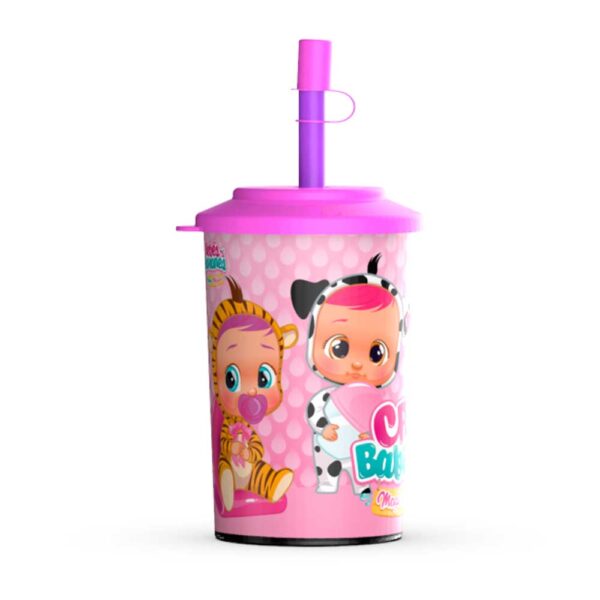 Vaso Tapa Sorbete Cry Babies