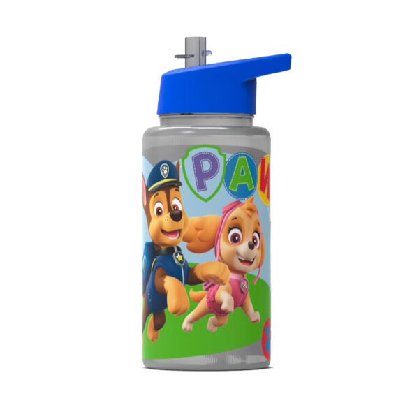 Botella de 500 ml con tapa de pajita de la Patrulla Canina