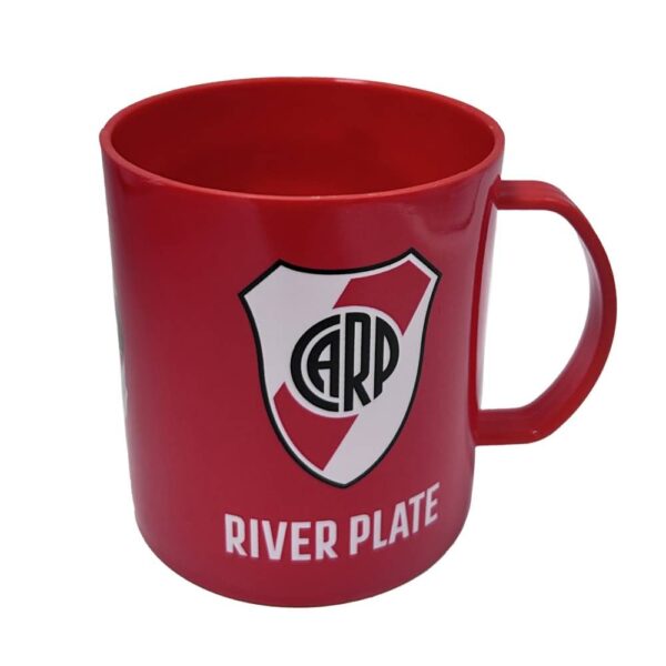 Taza Plastica River Plate 340 Ml