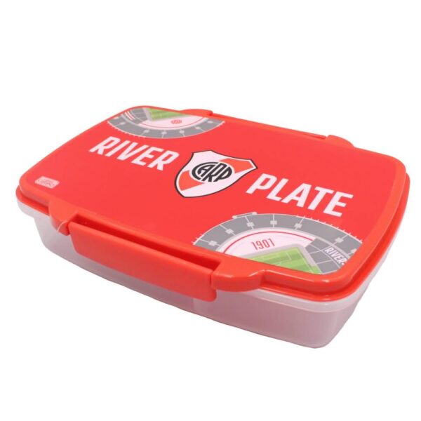 Lonchera con divisiones River Plate 1000 ml