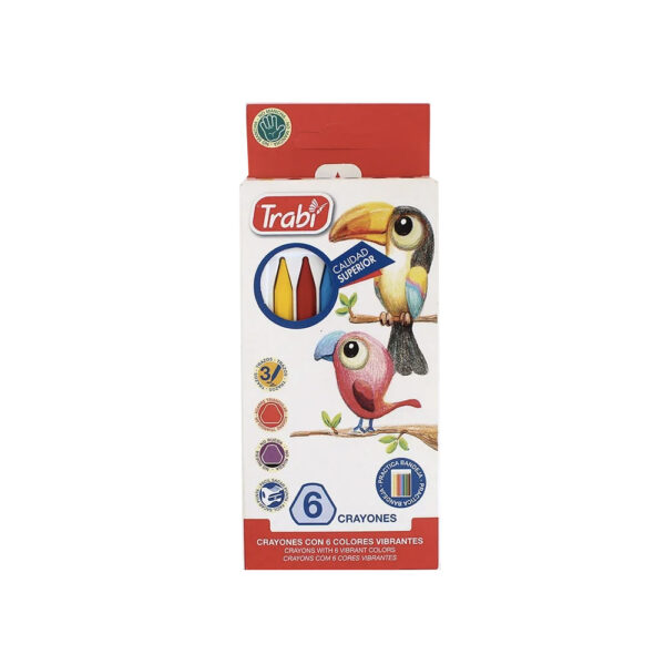 Crayon De Cera x 6 Surtido