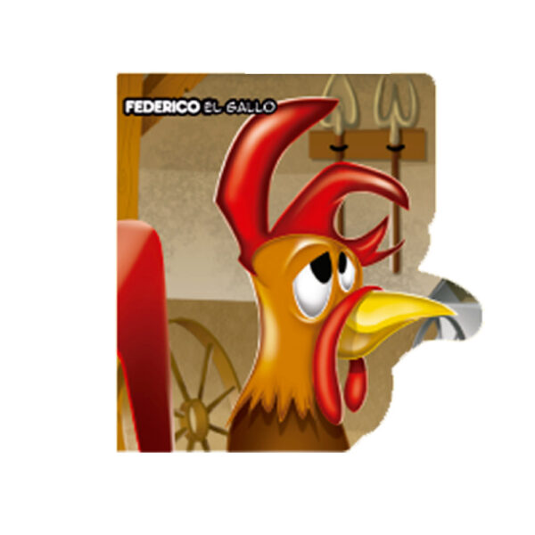 Animales Troquelados Federico El Gallo