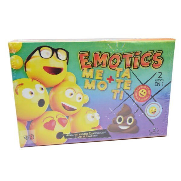 Emotics Memo + Tateti 2 Juegos En 1