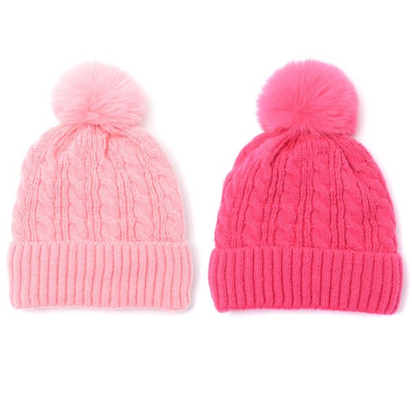 Gorro Infantil Tejido Con Interior Piel