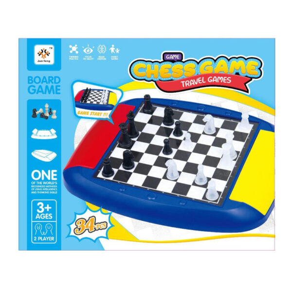Juego De Ajedrez 22x19x3 Cm