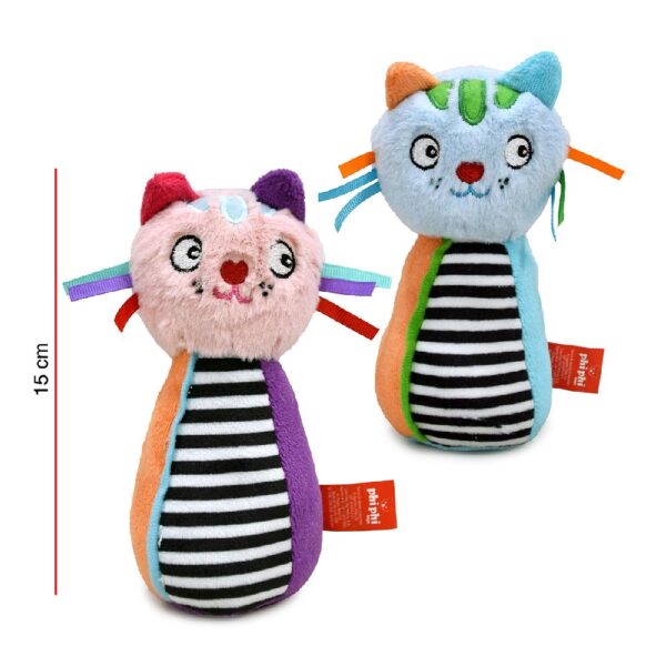 GATOS CON CAMPANITA 15CM
