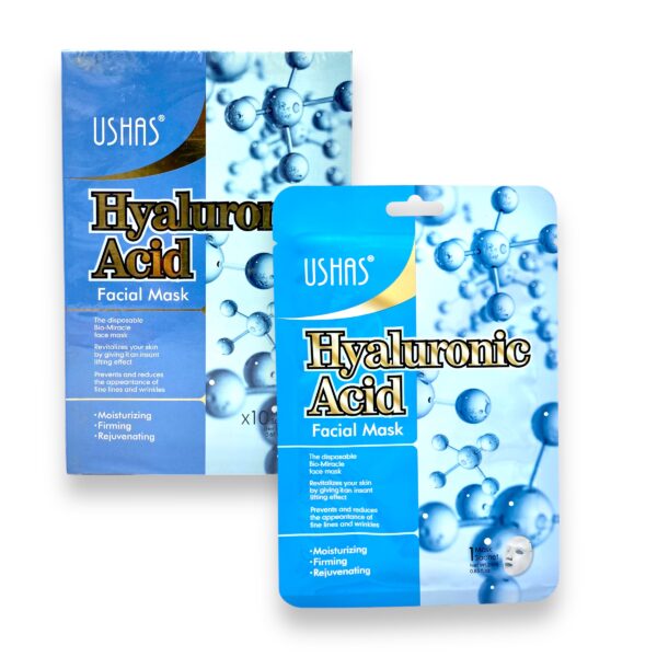 USHAS MASCARILLA CAJA 10PCS HYALURONIC MK029