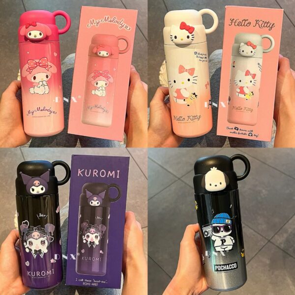 TERMO METÁLICO SANRIO 460ML X1 KT3168 AL AZAR