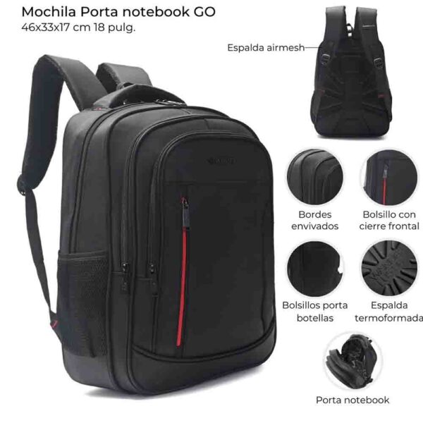 MOCHILA GO PORTANOTEBOOK 18"