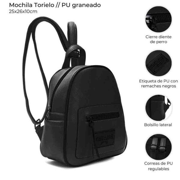 MOCHILA TORIELO25X26X10CM