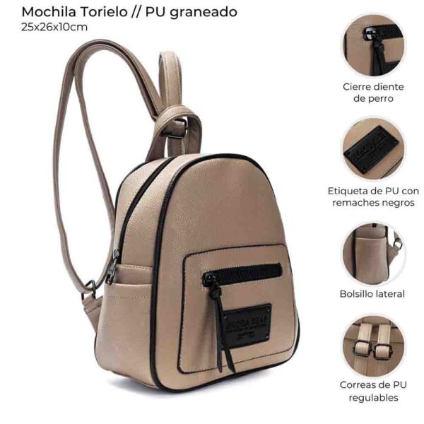 MOCHILA TORIELO 25X26X10 CM