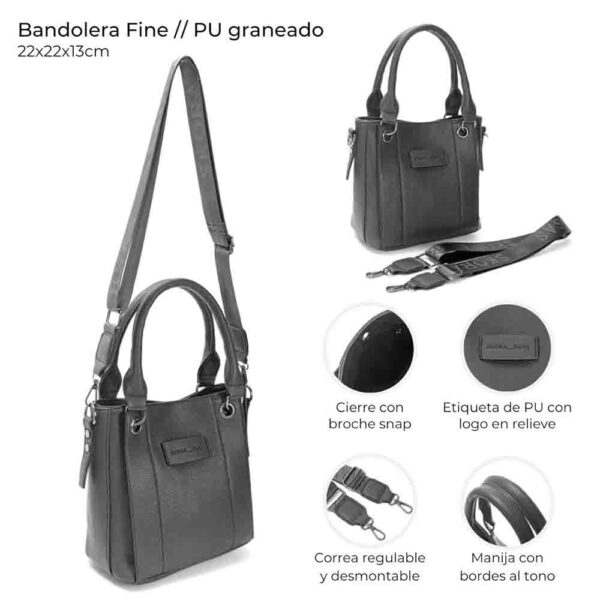 BANDOLERA FINE CON MANIJAS Y CORREA