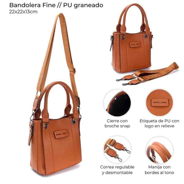 BANDOLERA FINE CON MANIJAS Y CORREA