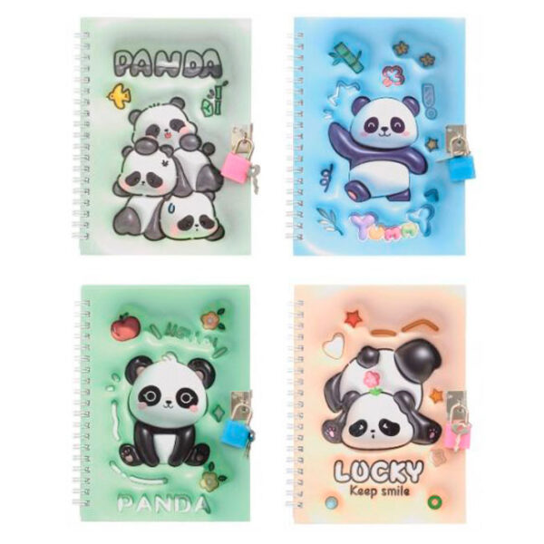 Diario Panda 48 Hjs.13x18 Cm