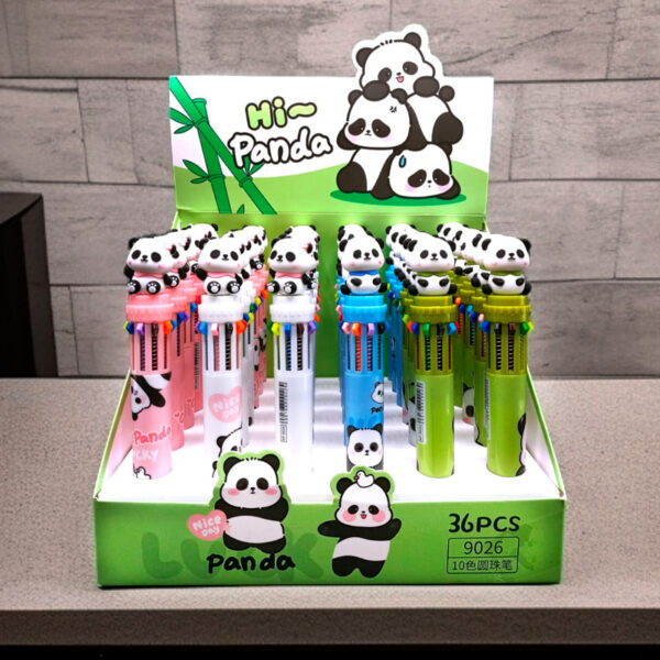 Birome 10 Colores Panda