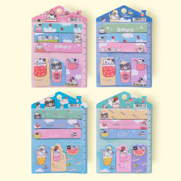 Set Stickers Gato 8,7x 13 Cm