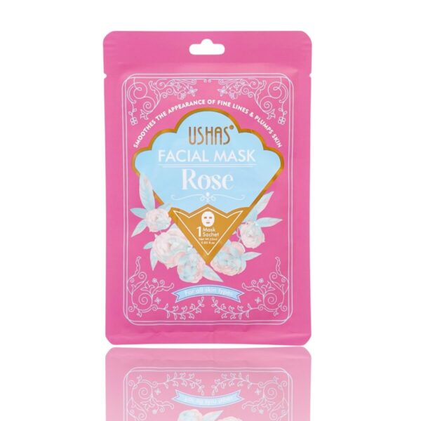 USHAS MASCARILLA FACIAL ROSE X1 HA454