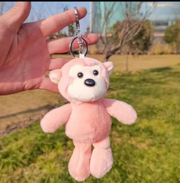 LLAVERO MONO ROSA