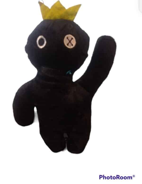 LLAVERO RAINBOW FRIENDS NEGRO 20CM