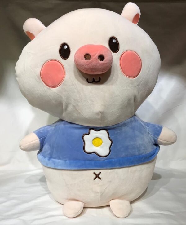 Chancho remera celeste 38cm