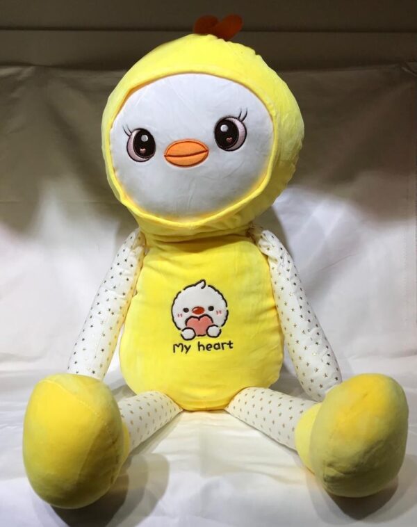 Pato pata larga amarillo 80cm