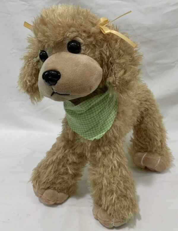 Caniche con pañuelo 30cm