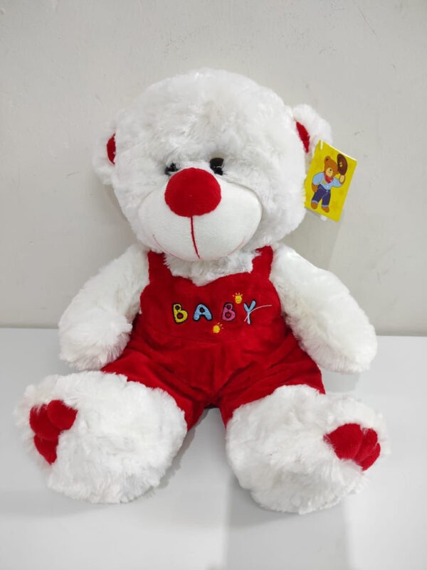 Peluche Conejo perro oso con enterito baby sentado 30cm
