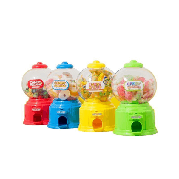 DISPENSER DE CARAMELOS- CANDY MACHINE TAMAÑO MEDIANO 8.5*8.5*14