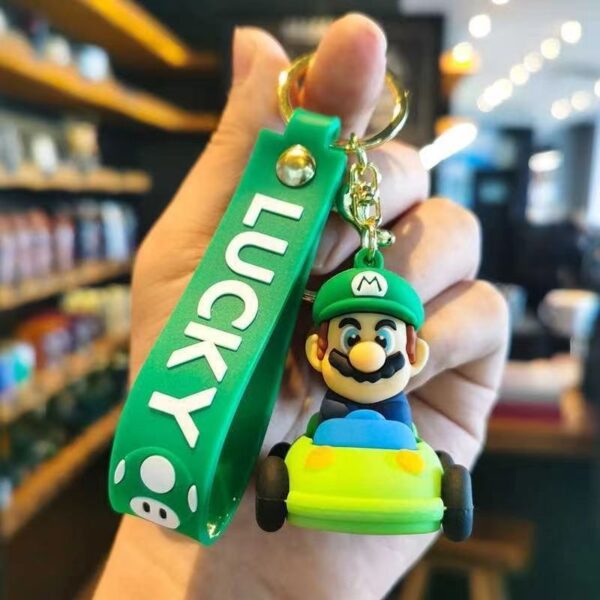 LLAVERO MARIO CON AUTO VERDE