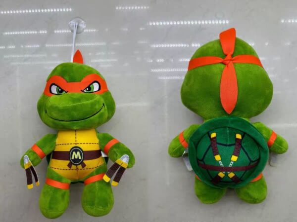 TORTUGA NINJA NARANJA 25CM